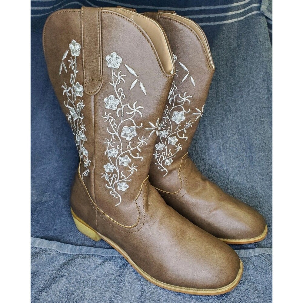 cowboy boots women floral ranch core